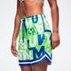 Dale-Z Men's Mesh Shorts - Green/Blue