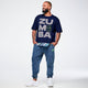 Jean Jamz Men's Double Layer Hem Tee