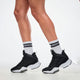 Dale-Z Plush Half Crew Sock - Bold Black