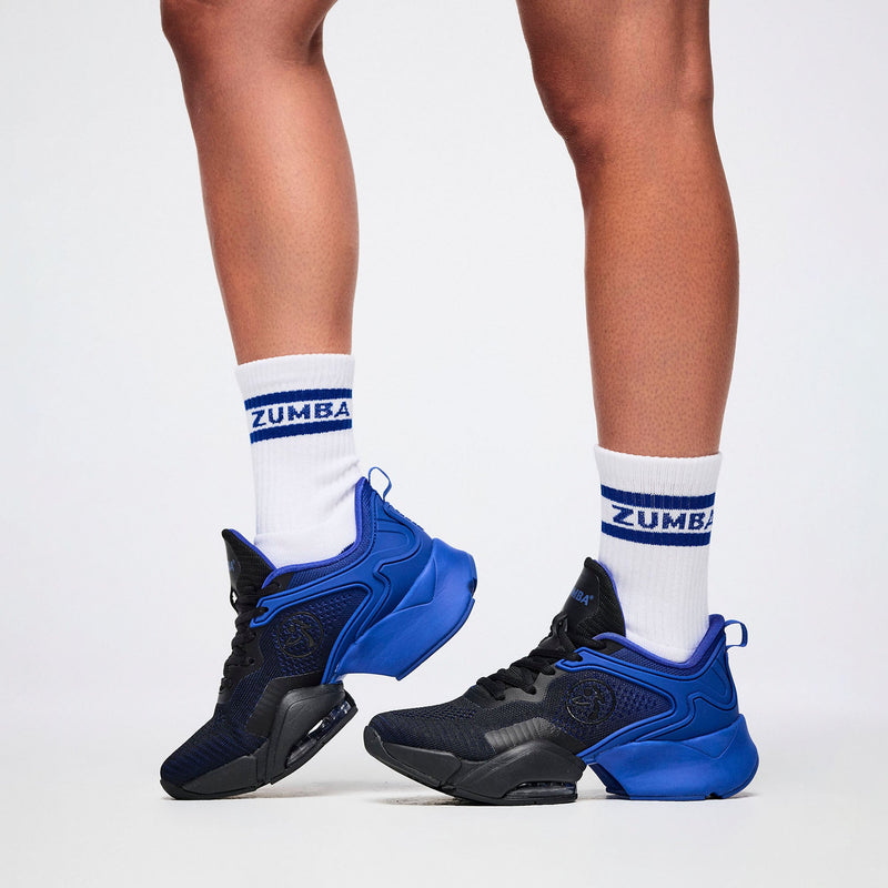 Dale-Z Plush Half Crew Sock - Surfs Up Blue