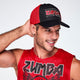 Rock n Roll Curved Brim Mesh Hat - Bold Black