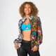 Zumba Tropics High Neck Zip-Up Jacket