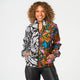 Zumba Tropics High Neck Zip-Up Jacket