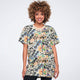 Wildbeat Unisex Crew Neck Tee - Tan/Black