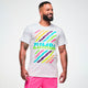 Electric Feel Unisex Crew Neck Tee - White