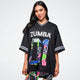 Dale-Z Oversized Sports Jersey - Bold Black