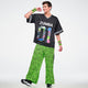 Dale-Z Oversized Sports Jersey - Bold Black